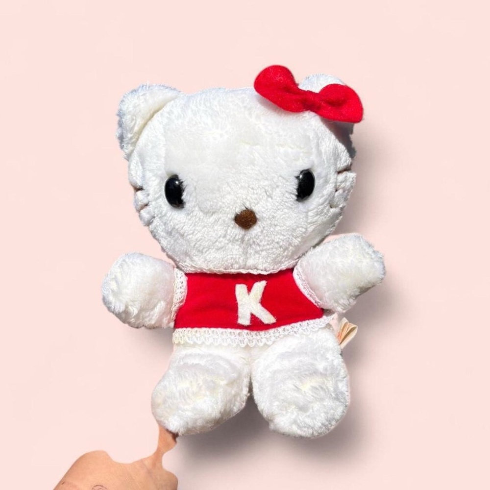 Sanrio White and Red Plush Kitty